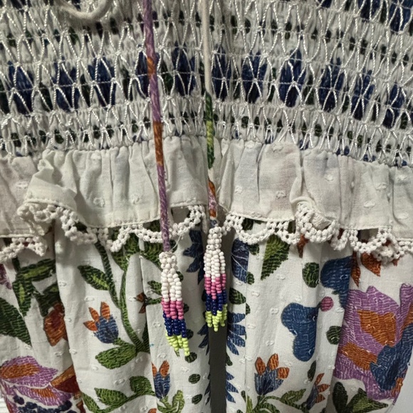 FARM Rio Summer Garden Cotton Maxi Dress Size XXS - Picture 8 of 11